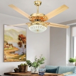 Quạt Trần 5 Cánh Sắt Có Đèn Tân Cổ Điển AU-QT2319 Ø1320