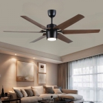 Đèn Quạt Trần 6 Cánh Nhựa ABS EU-Q03 Φ1520