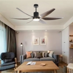 Quạt Trần 6 Cánh Nhựa Có Đèn Trang Trí Hội Trường SN7936 Φ1670