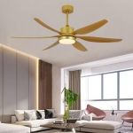 Quạt Trần 6 Cánh Nhựa Có Đèn LED UDQ6143 Φ1400