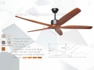 Quạt Trần Cánh Gỗ Trang Trí QVifa89