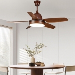 Quạt Trần Cánh Nhựa Có Đèn LED KH-QT5602 Ø1100