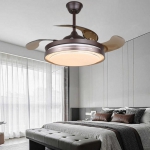 Quạt Trần Cánh Xếp Có Đèn LED Đổi 3 Màu UDQ6131 Ø1080