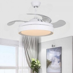 Quạt Trần Cánh Xếp Có Đèn LED Hiện Đại DQ6132 Ø1080