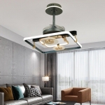 Quạt Trần Cánh Xếp Có Đèn LED Hiện Đại NA-QT9521 600x600