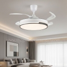 Quạt trần cánh xếp có đèn trang trí phòng ăn, phòng khách