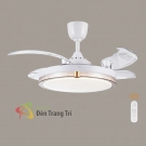 Đèn quạt trần cánh xếp giá rẻ Q53
