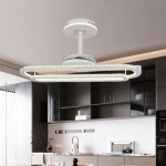 Quạt Trần Cánh Xếp Có Đèn Trang Trí Phòng Ăn NA-QT9765