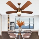 Quạt Trần Đèn Trang Trí Phòng Khách AU-QT2099 Ø1320