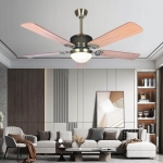 Quạt Trần 5 Cánh Gỗ Có Đèn AU-QT2995 Φ1270