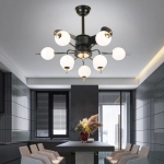 Quạt Trần Đèn LED Trang Trí Phòng Ngủ SN5194-9 Ø680