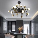 Quạt Trần Đèn LED Trang Trí Phòng Ăn SN5196 Ø750