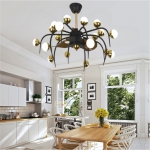 Quạt Trần Đèn LED Trang Trí Phòng Ăn SN5196 Ø750