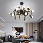 Quạt Trần Đèn LED Trang Trí Phòng Ăn SN5196 Ø750