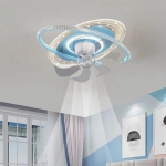 Đèn Quạt Trần Trang Trí Phòng Ngủ Nhỏ Hiện Đại UDQ6164 Φ500