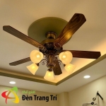 Đèn Quạt Trần Trang Trí Phòng Khách KH-QT5214 Ø1300