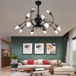 Quạt Trần Đèn LED Trang Trí Phòng Khách SN5197 Ø800