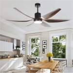 Quạt Trần 6 Cánh Nhựa Có Đèn Trang Trí Hội Trường SN7936 Φ1670