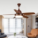 quạt trần đèn trang trí phòng khách, quạt trần đèn led, quạt trần đèn 5 cánh, quạt trần có đèn trang trí