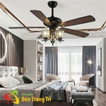 Quạt Trần Đèn Trang Trí KH-QT5218 Ø1320