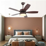 Quạt Trần 5 Cánh Gỗ Có Đèn LED UDQ6016 Ø1320