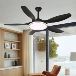Quạt Trần 5 Cánh Nhựa Có Đèn LED Hiện Đại UDQ6148