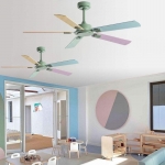 Quạt Trần 5 Cánh Gỗ Trang Trí Phòng Trẻ Em UDQ6180 Φ1320