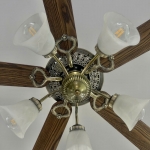 Đèn Quạt Trần Trang Trí Phòng Khách KH-QT5214 Ø1300