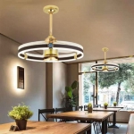 Quạt Trần Cánh Nhựa Có Đèn LED Hiện Đại UDQ6161 Φ650